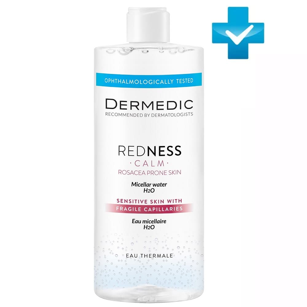 Дермедик Мицеллярная вода для чувствительной кожи Micellar Water Calm H2O, (Dermedic, Redness)