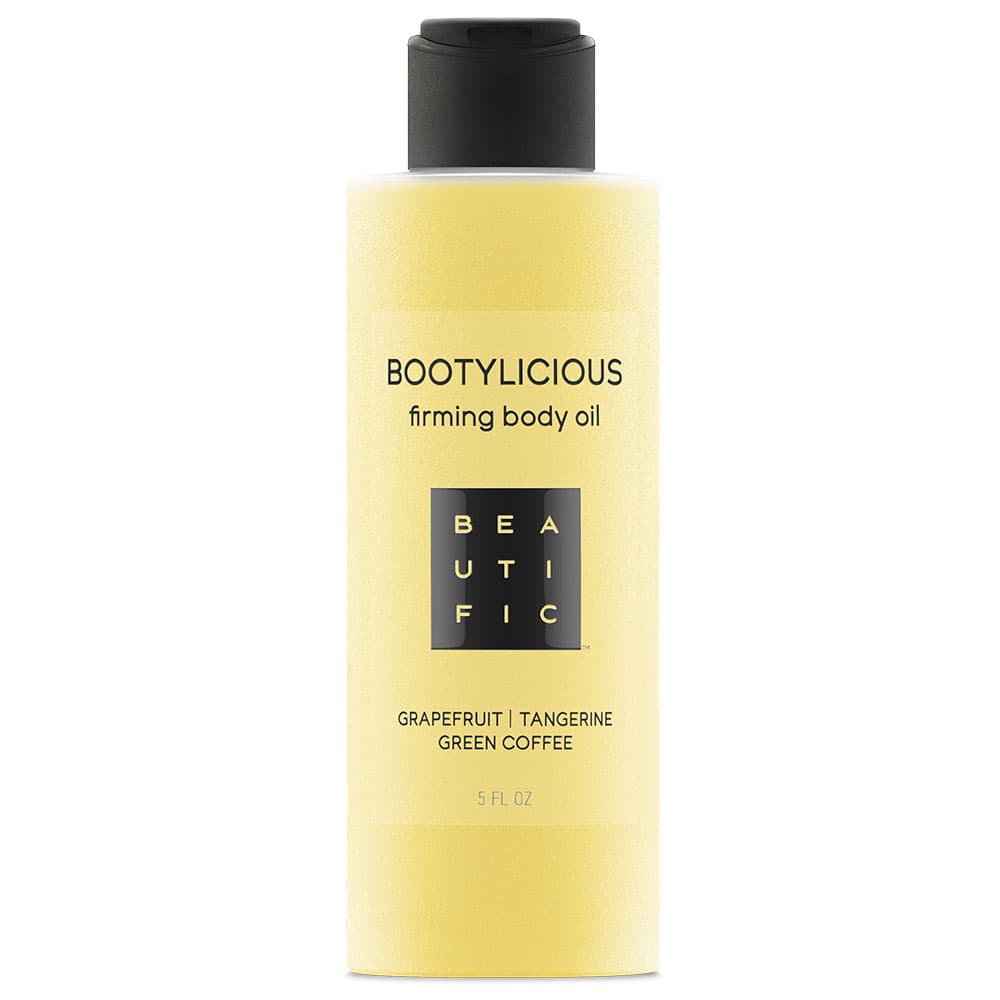 Бьютифик Масло для тела Bootylicious с эссенцией грейпфрута и зеленым кофе, (Beautific, Body)