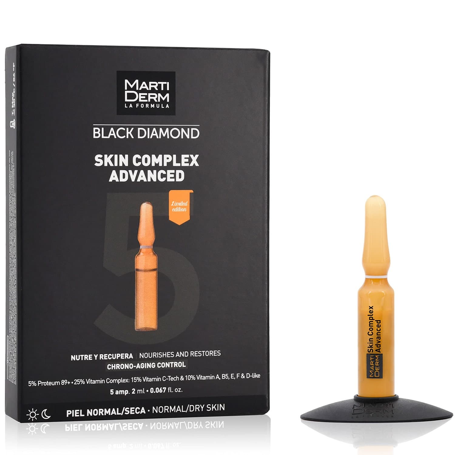Мартидерм Ампулы Skin Complex Advanced, 5 x (Martiderm, Black Diamond)
