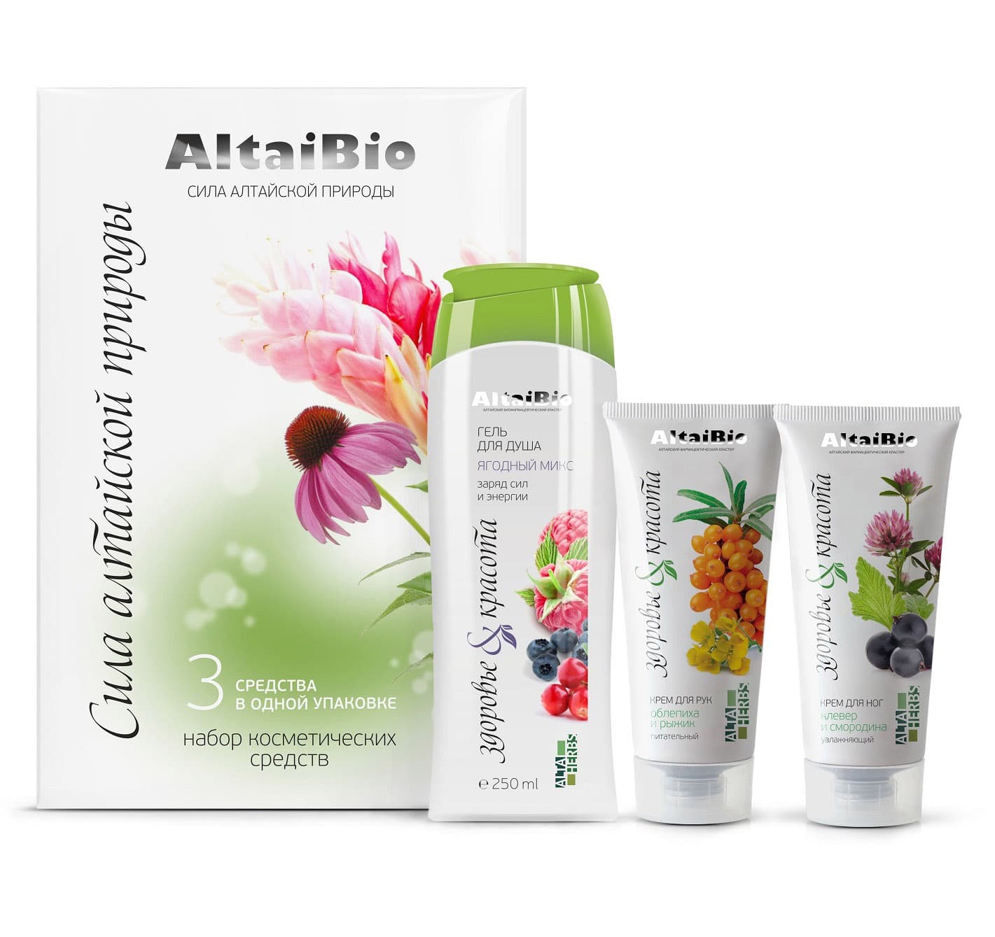 АлтайБио Подарочный набор для тела "Сила алтайской природы" (AltaiBio, Body)