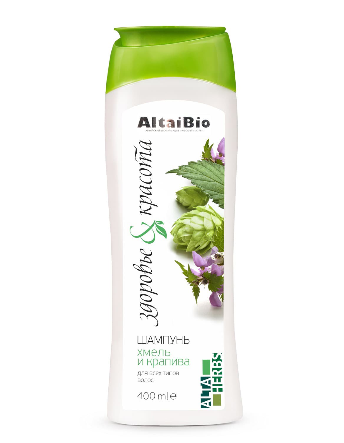 АлтайБио Шампунь для всех типов волос "Хмель и крапива", (AltaiBio, Hair)
