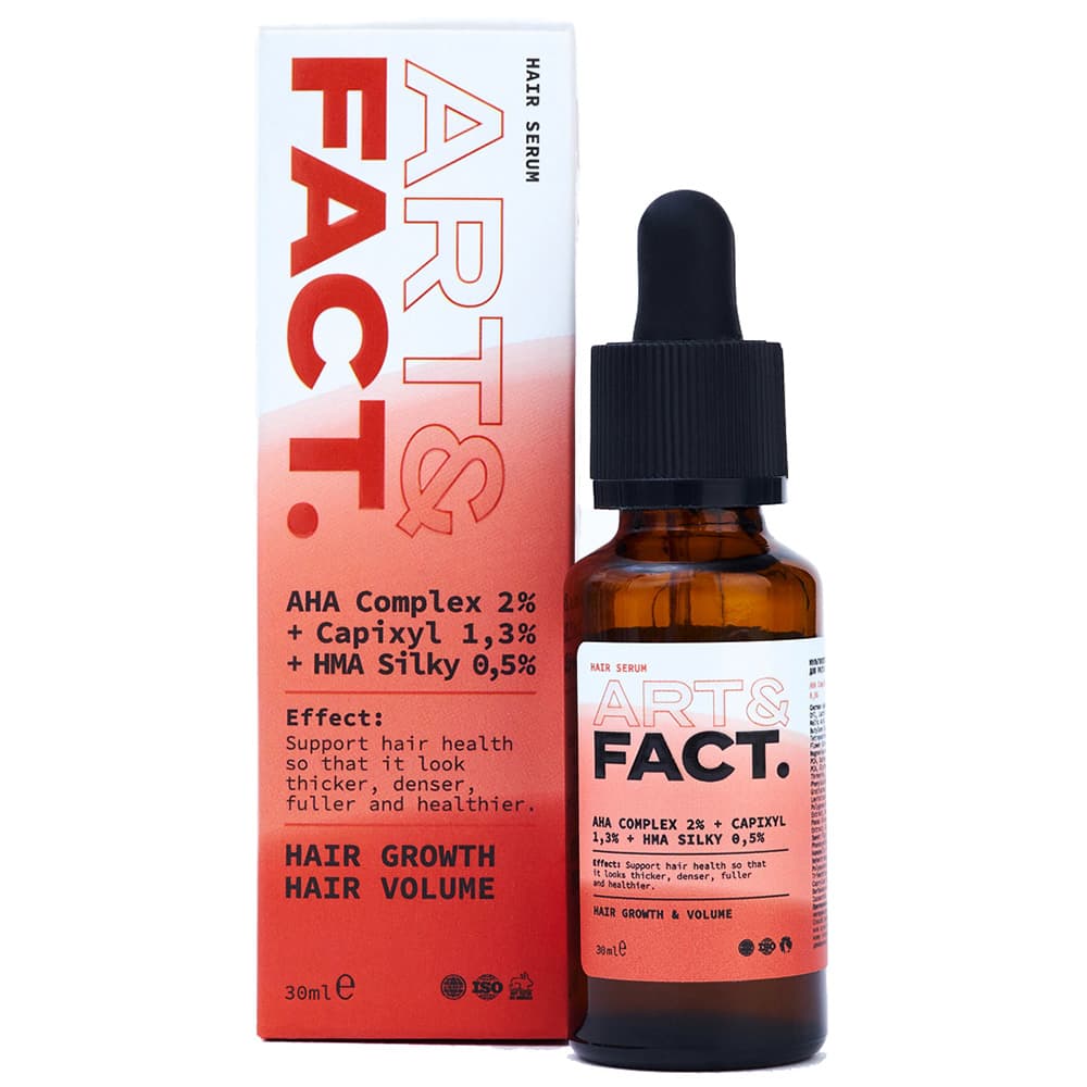 Арт&Факт Мультипептидная сыворотка для волос AHA Complex 2% + Capixyl 1,3% + HMA Silk 0,5%, (Art&Fact, Увлажнение)