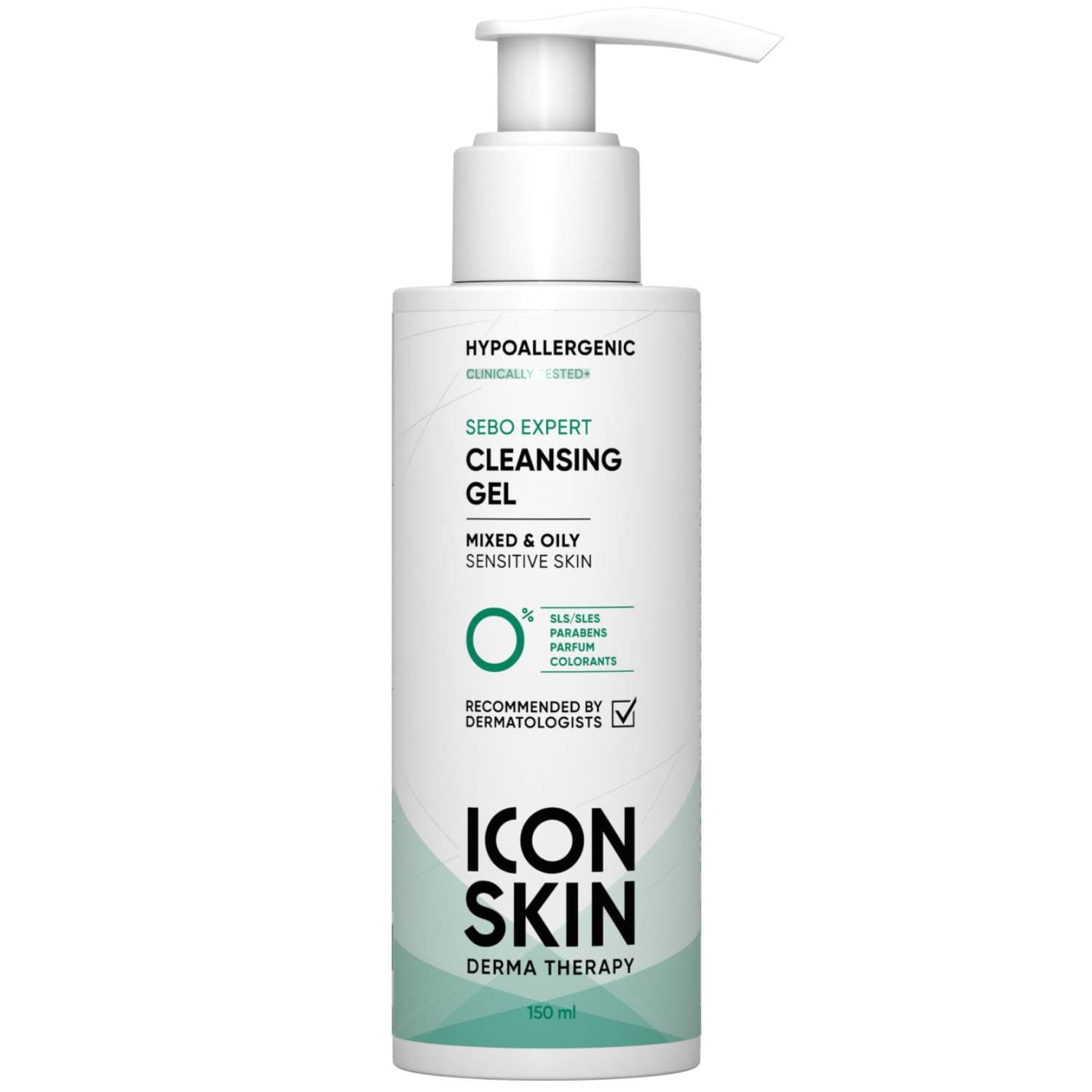 Айкон Скин Гель для умывания для комбинированной и жирной кожи Sebo Expert, (Icon Skin, Derma Therapy)