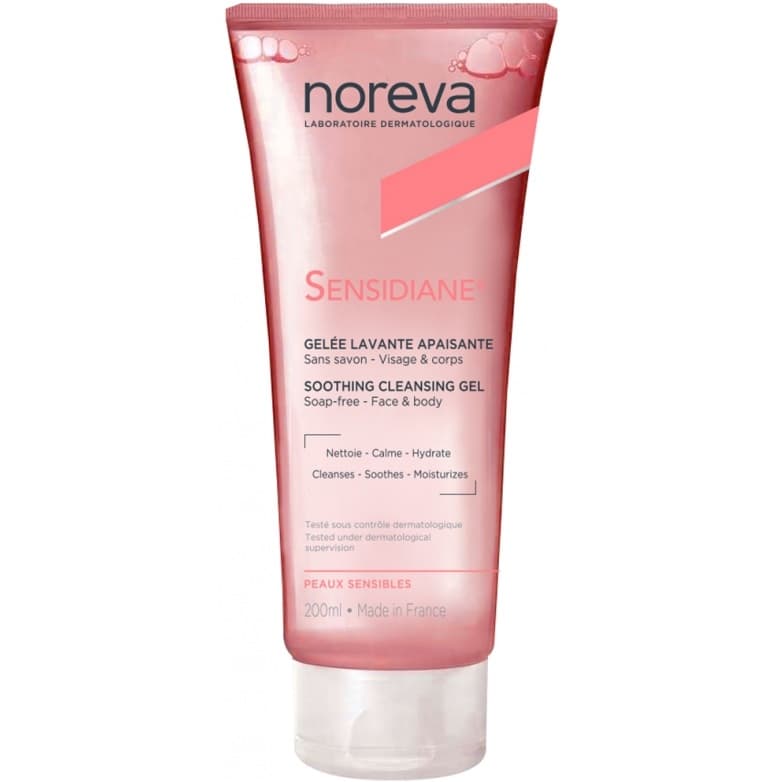 Норева Смягчающий очищающий гель для лица и тела, (Noreva, Sensidiane)