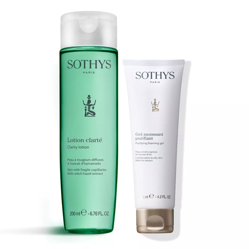 Сотис Набор "Очищение и увлажнение": гель-мусс + тоник 200 мл (Sothys, Cleansers & Lotions)
