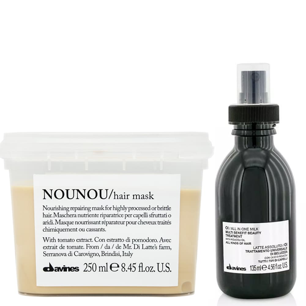 Давинес Набор для восстановления волос: молочко + маска 250 мл (Davines, Essential Haircare)
