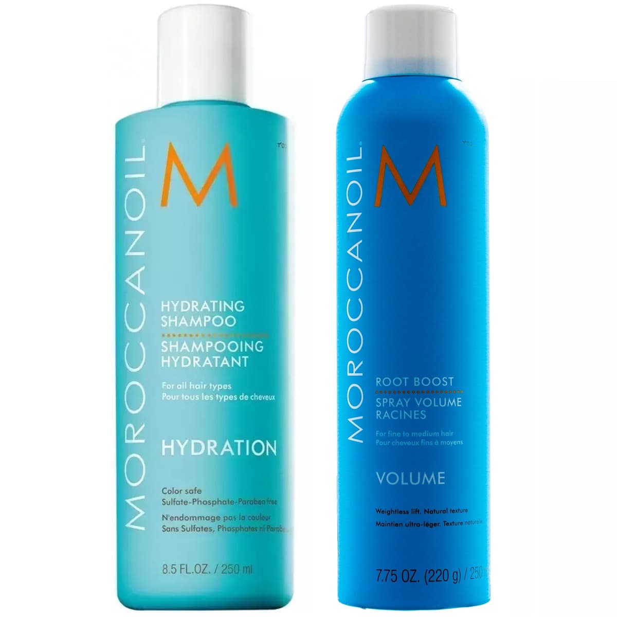 Мороканойл Набор "Увлажнение и объем": шампунь + спрей 250 мл (Moroccanoil, Volume)