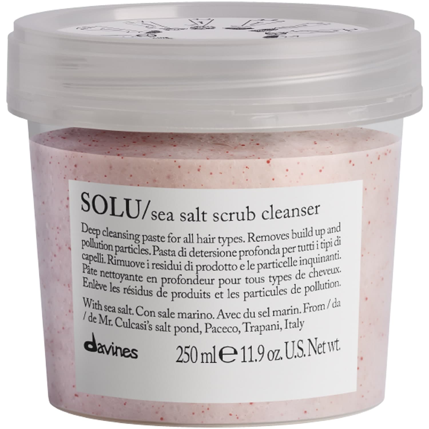 Давинес Скраб с морской солью Sea Salt Scrub Cleanser, (Davines, Essential Haircare)