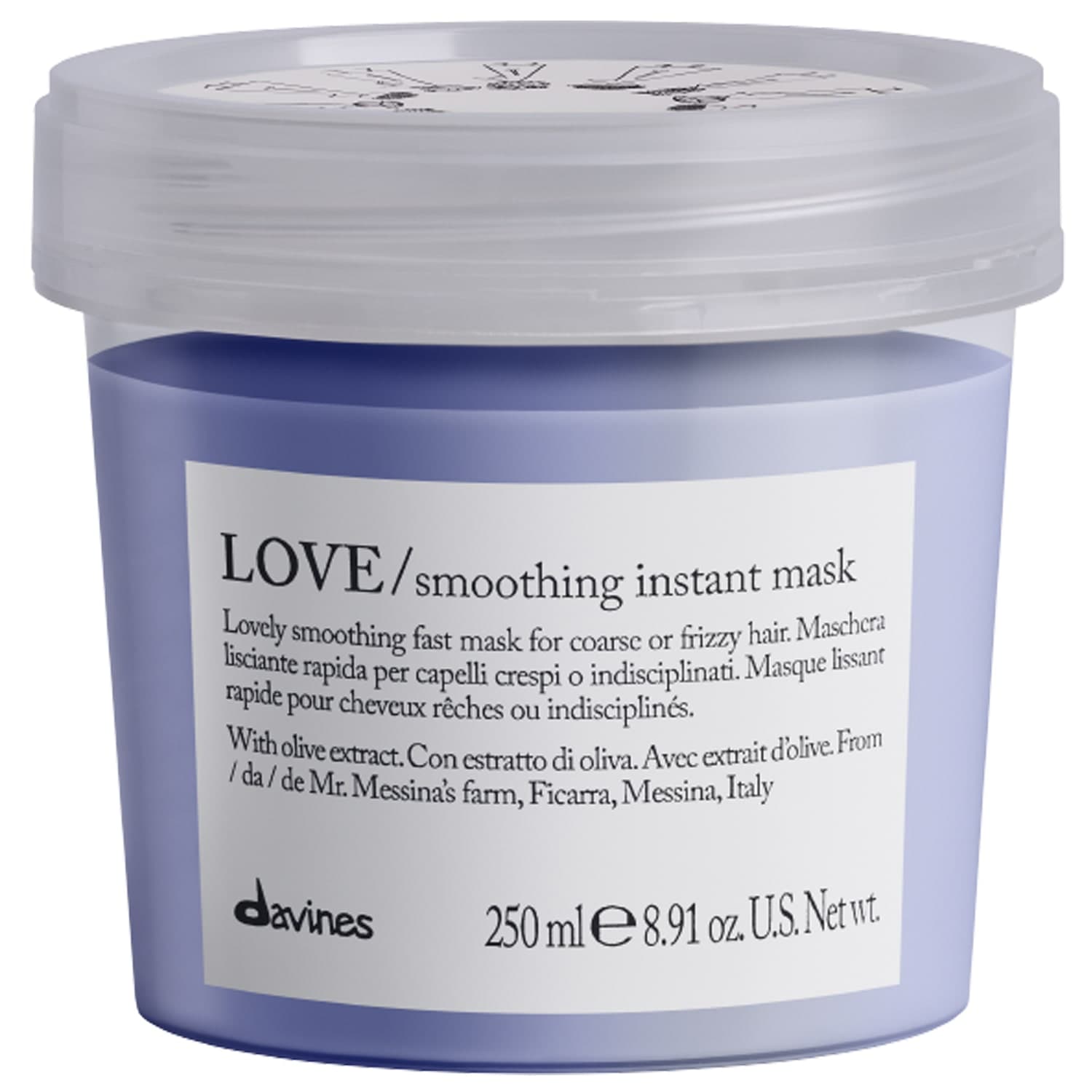Давинес Мгновенно разглаживающая маска для волос Smoothing Instant Mask, (Davines, Essential Haircare)