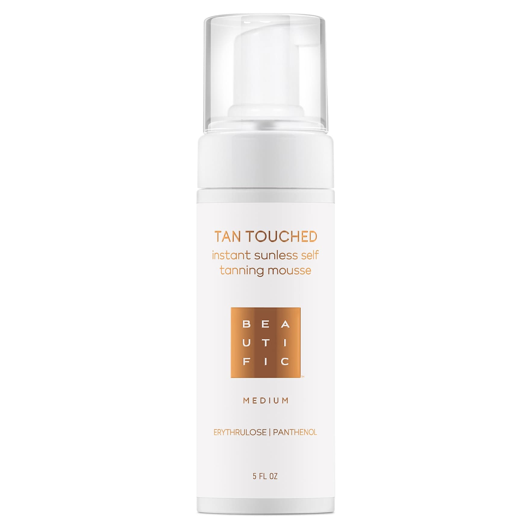 Бьютифик Мгновенный мусс-автозагар для тела Tan Touched оттенок medium, (Beautific, Body)