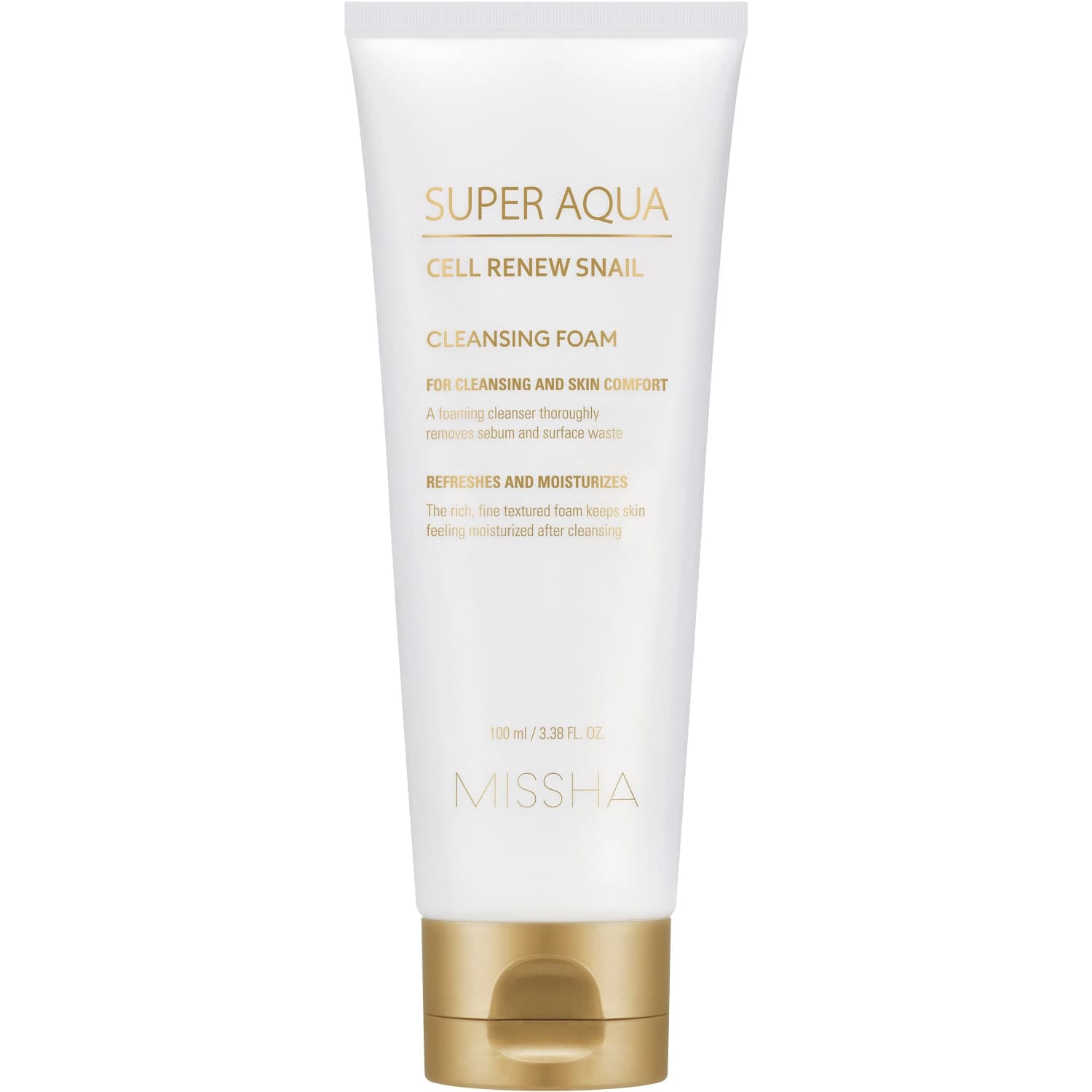 MISSHA Super Aqua Cell Renew Snail Пенка для умывания с секрецией улитки 1 шт