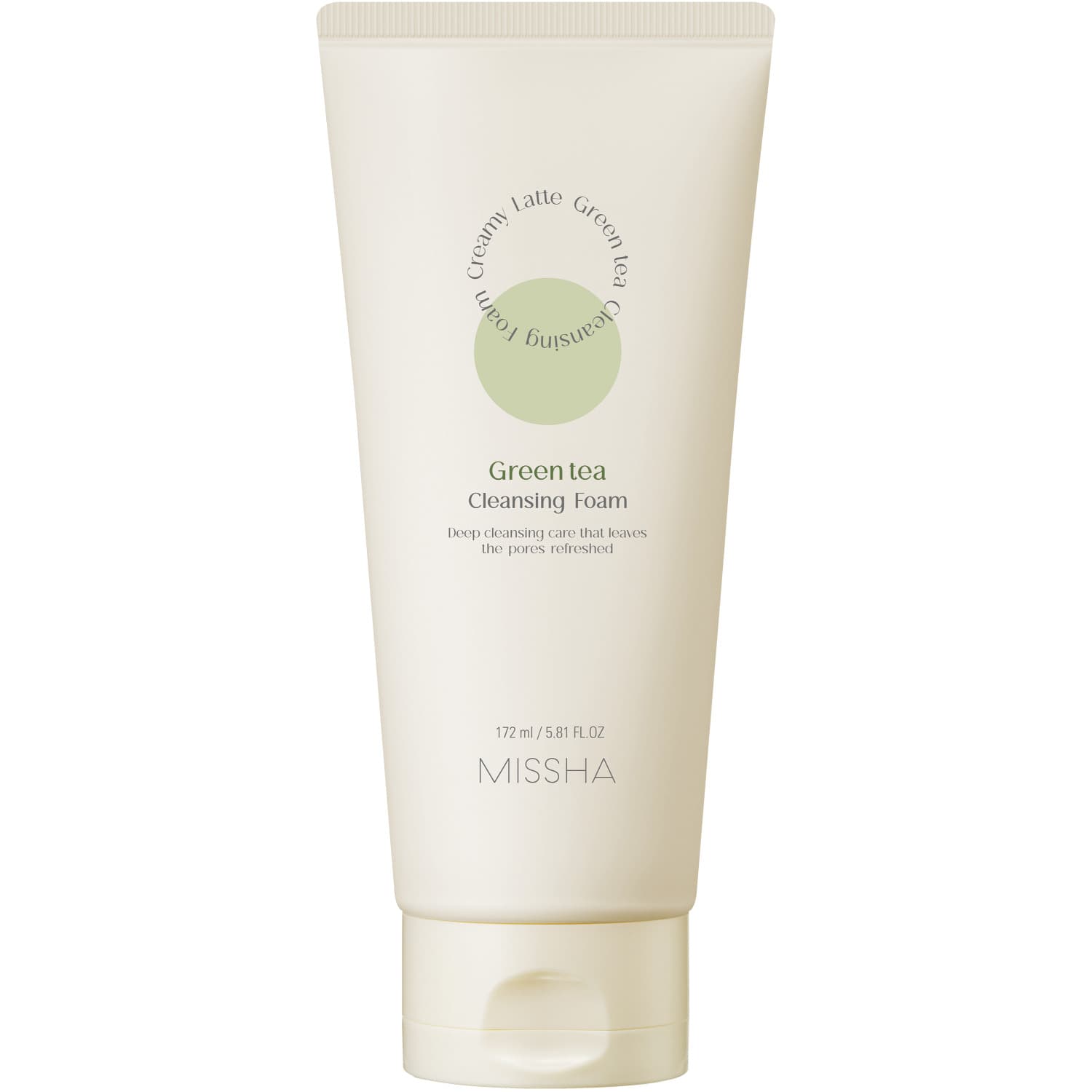 MISSHA Creamy Latte Пенка для умывания с экстрактом зеленого чая 1 шт