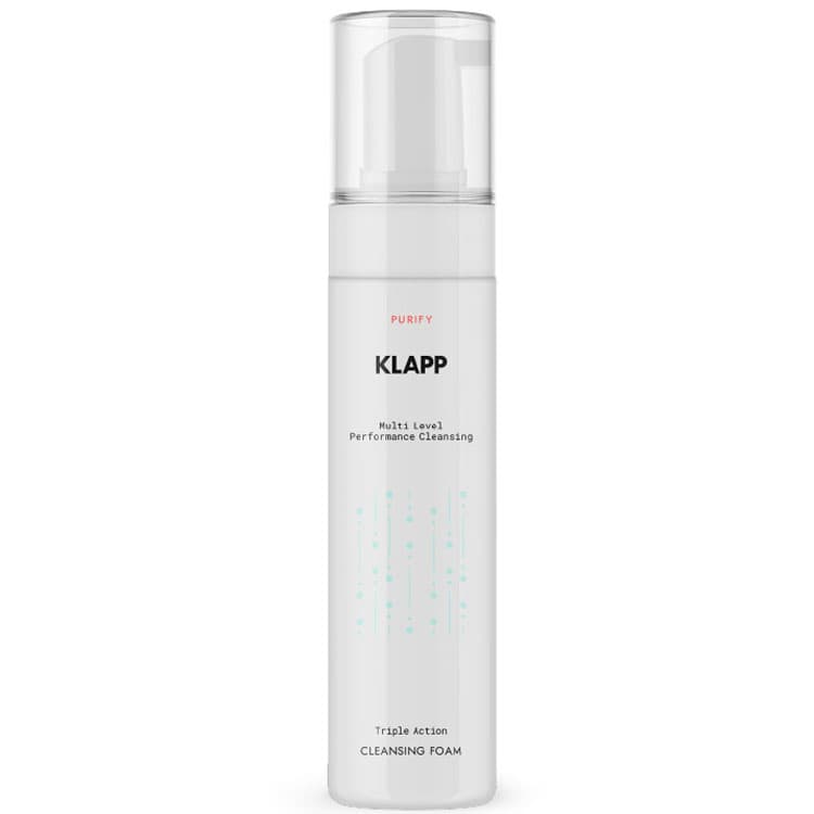 Клапп Очищающая пенка тройного действия Cleansing Foam для всех типов кожи, (Klapp, Multi Level Performance)