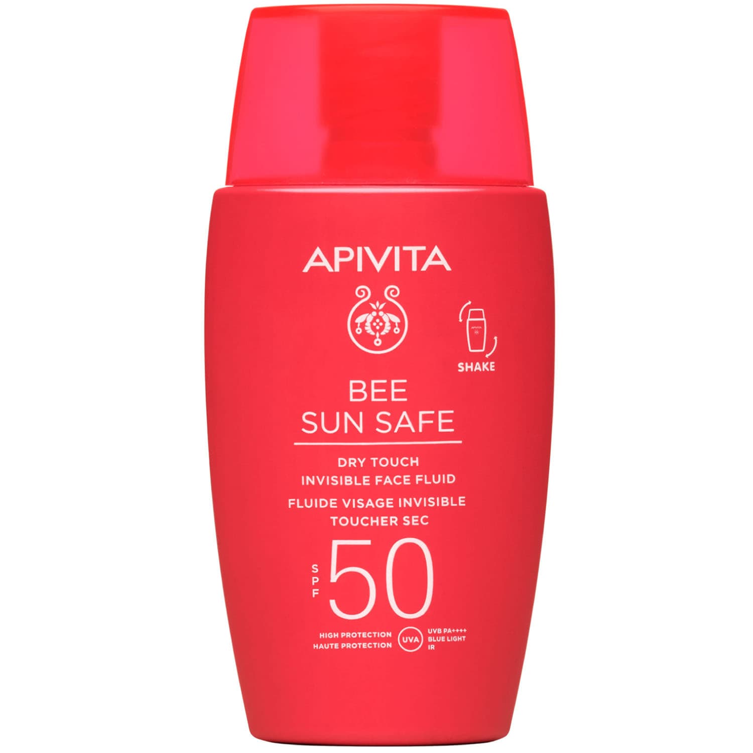 Апивита Солнцезащитная невидимая эмульсия для лица SPF 50, (Apivita, Bee Sun Safe)