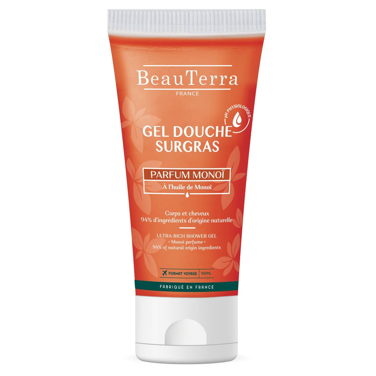 Бьютерра Ультранасыщенный гель для душа с ароматом моной, (BeauTerra, Shower Gel)