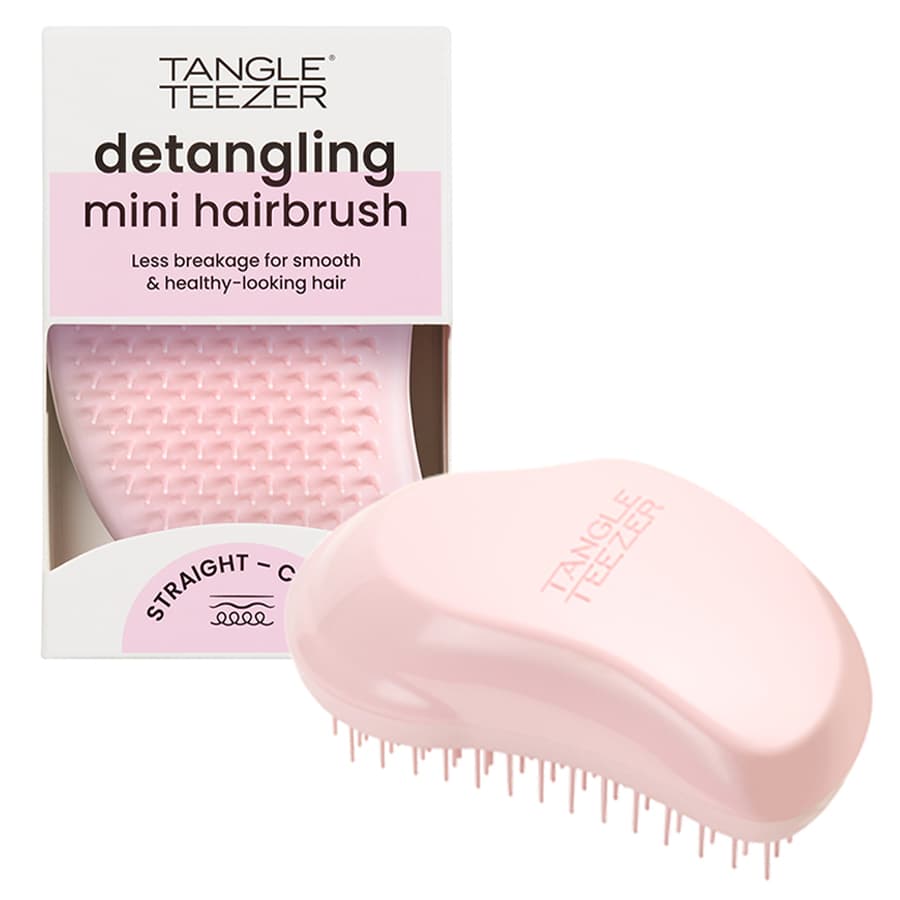 Тангл Тизер Расческа Mini Millennial Pink для сухих и влажных волос, нежно-розовая (Tangle Teezer, The Original)