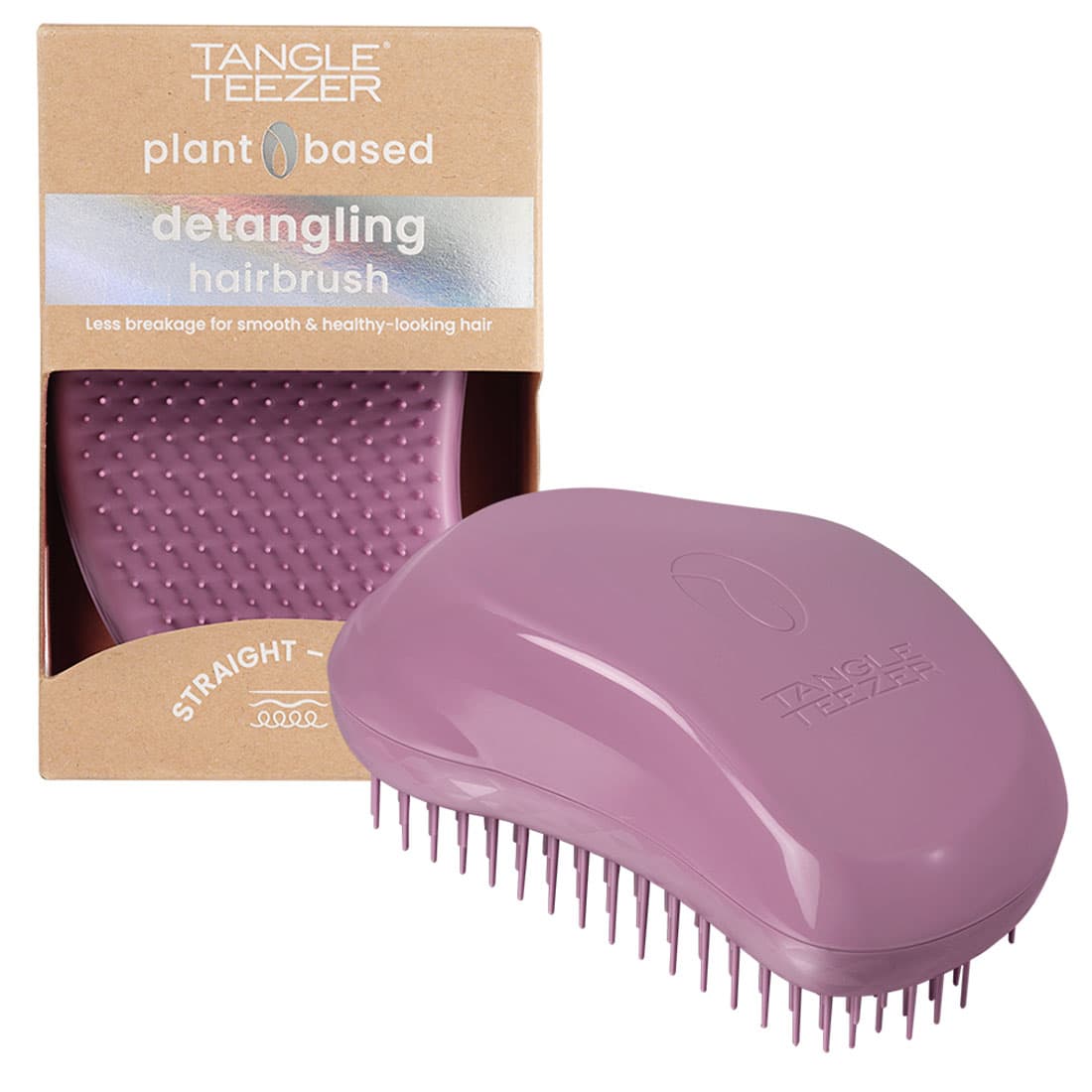 Тангл Тизер Расческа для прямых и волнистых волос Ориджинал Plant Brush Earthy Purple (Tangle Teezer, The Original)