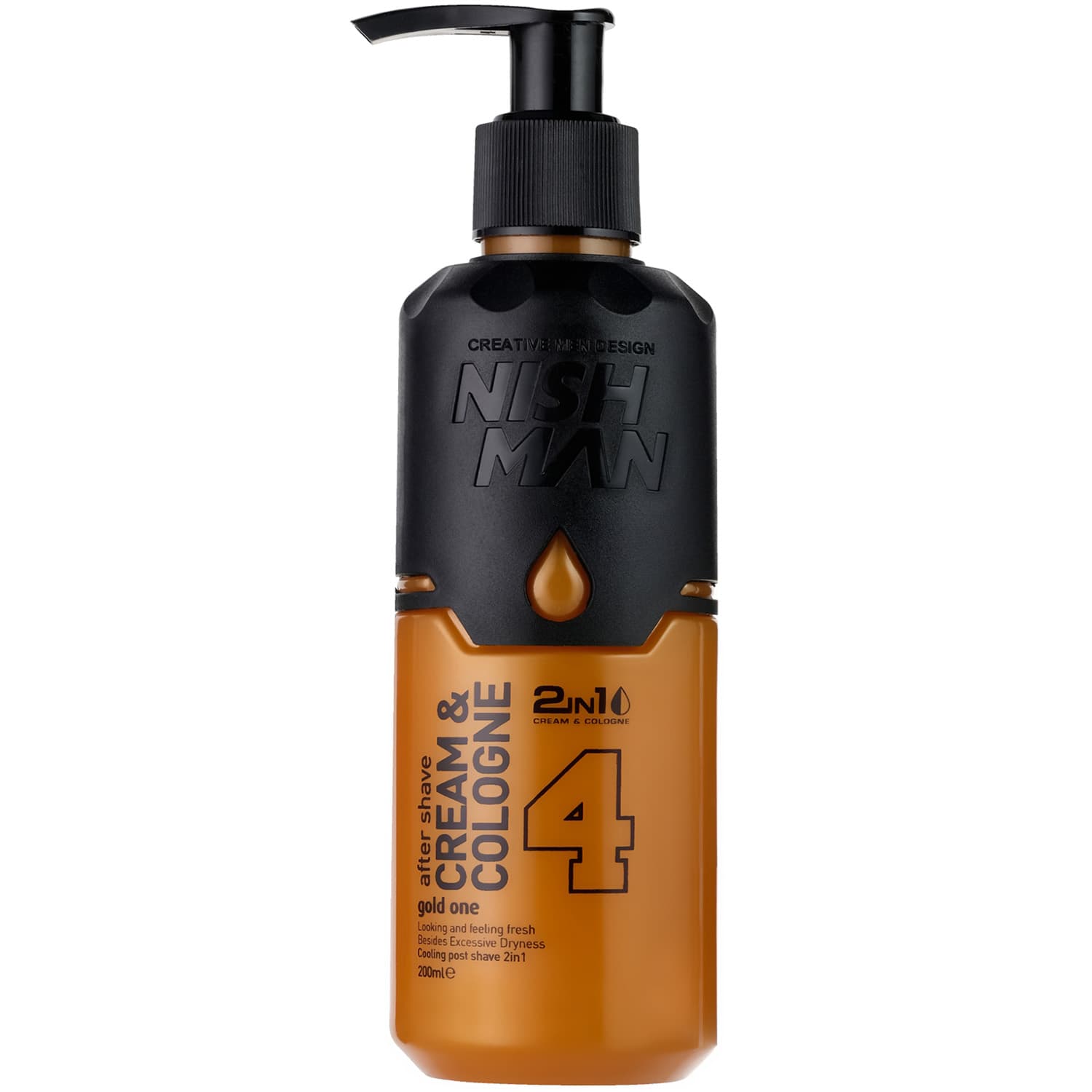 Нишмэн Крем-одеколон после бритья 2в1 Gold One, (Nishman, Shaving & Care)