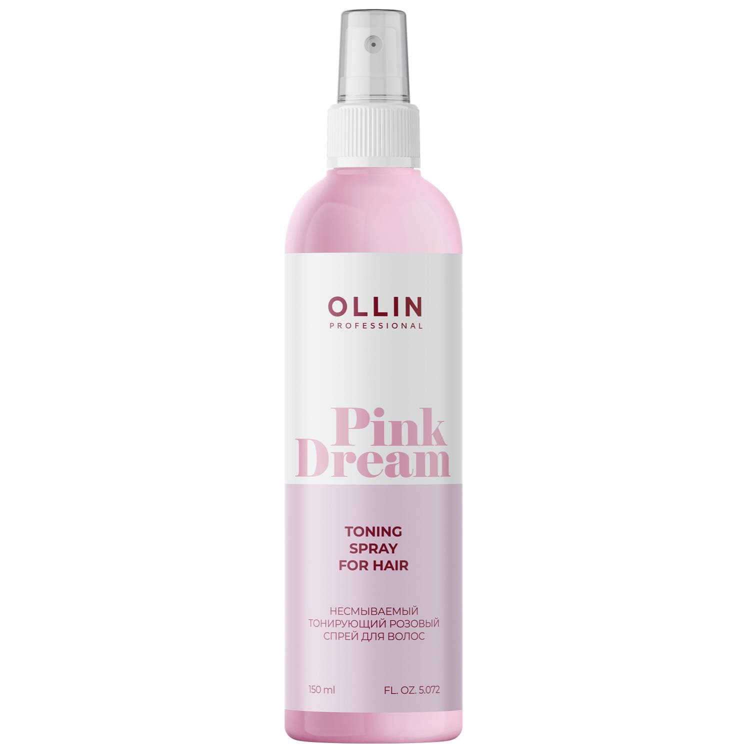 Оллин Професионал Несмываемый тонирующий розовый спрей для волос, (Ollin Professional, Pink Dream)