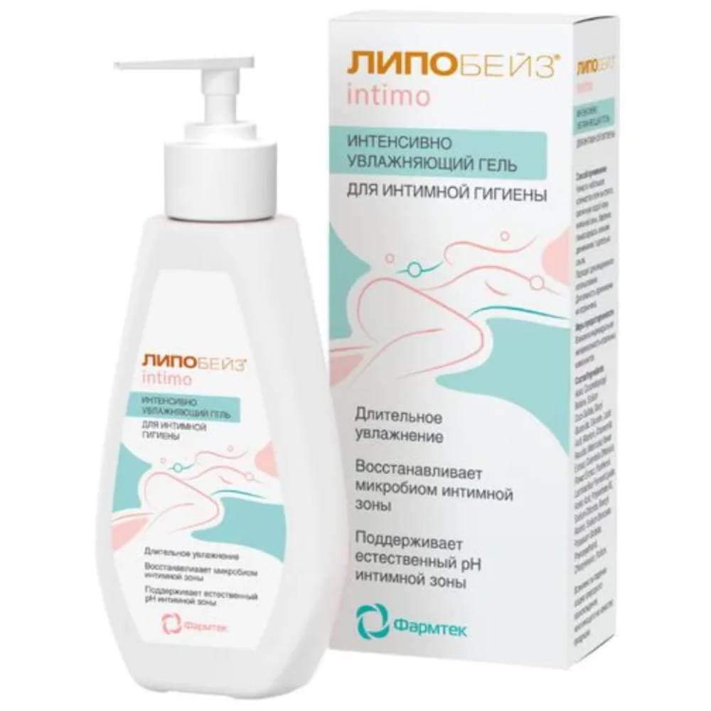 Интенсивно увлажняющий гель для интимной гигиены, (Липобейз, Intimo)
