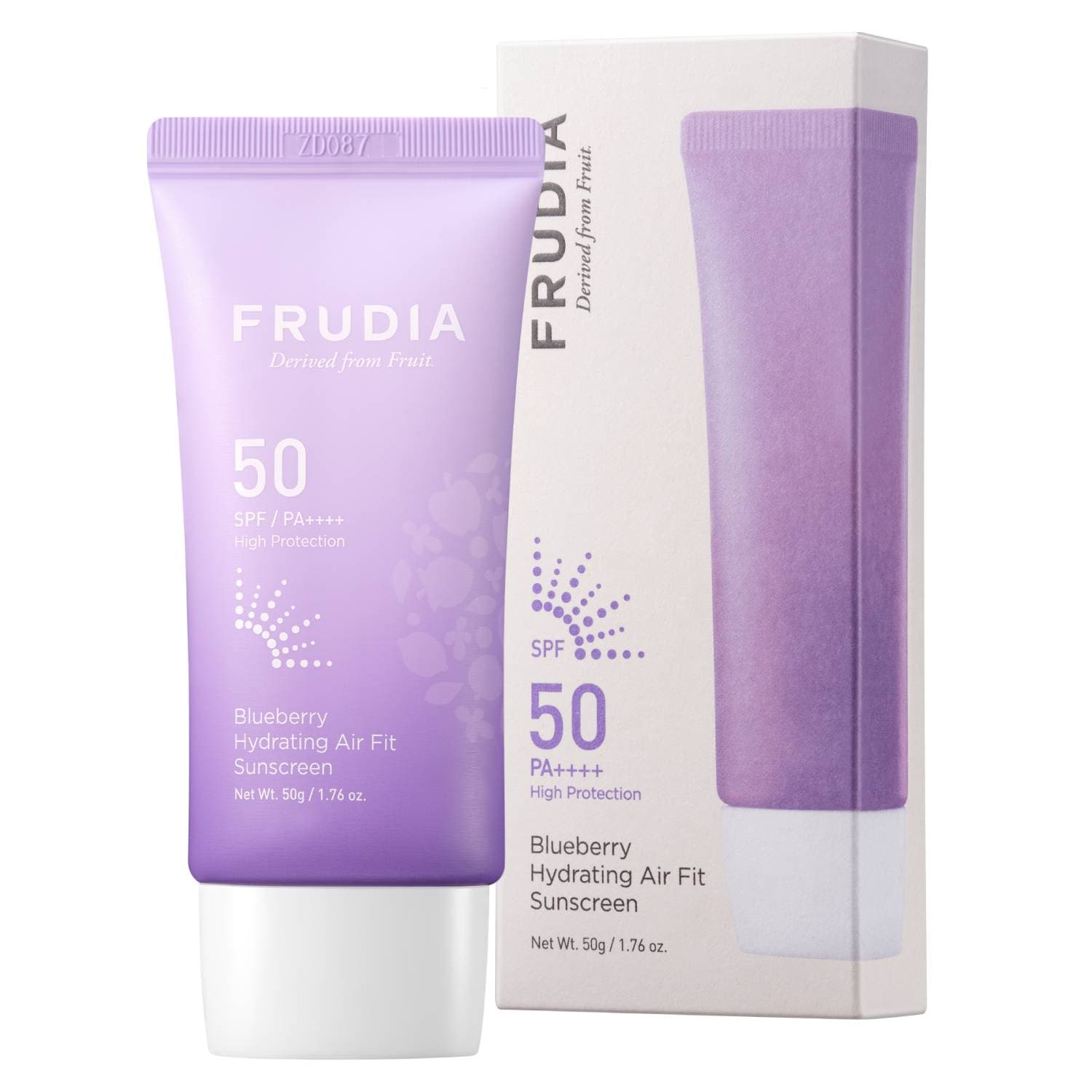 Фрудиа Легкий увлажняющий солнцезащитный крем с черникой SPF50 / PA++++, (Frudia, Увлажнение с черникой)