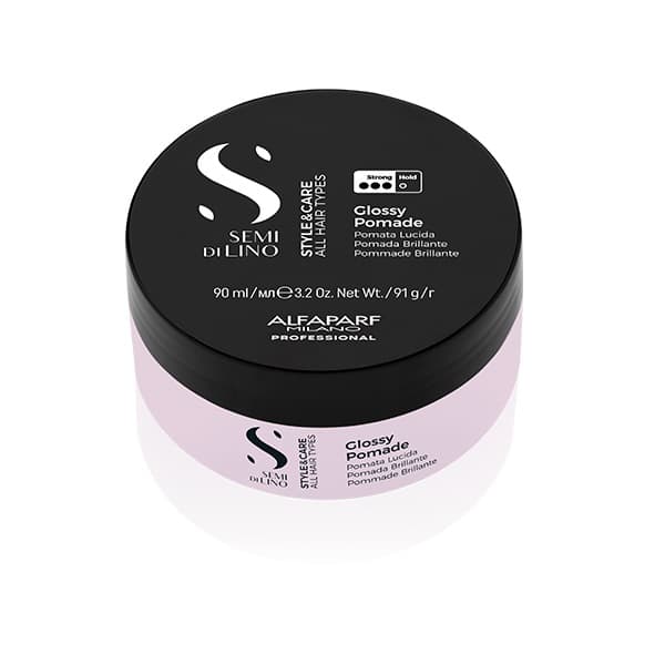 Помада для блеска и сильной фиксации волос Glossy Pomade, (Alfaparf Milano, Style & Care)