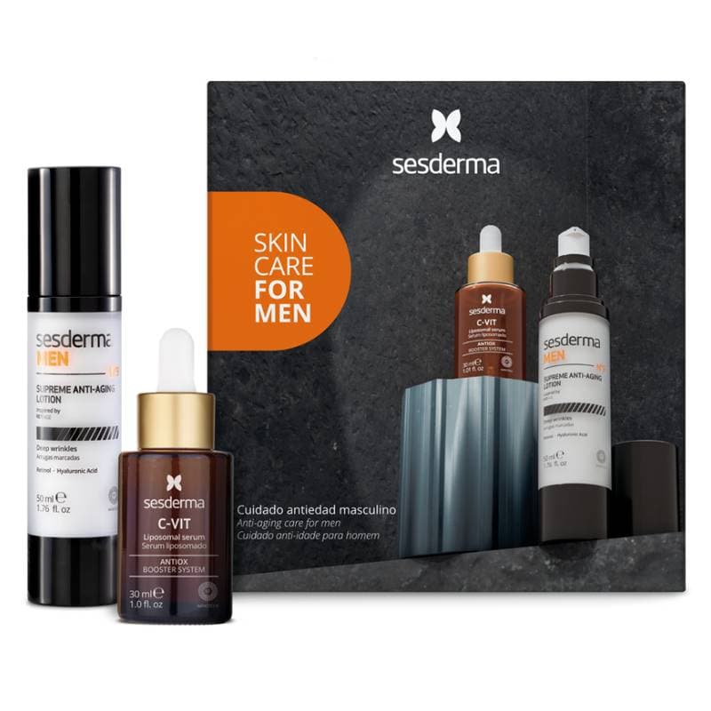 Сесдерма Набор Skin Care for Men: антивозрастной лосьон + сыворотка C-Vit 30 мл (Sesderma, Men)