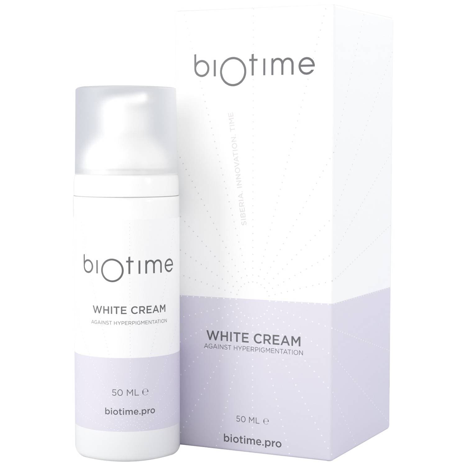 Биотайм Увлажняющий крем для борьбы с пигментацией, (Biotime, White)