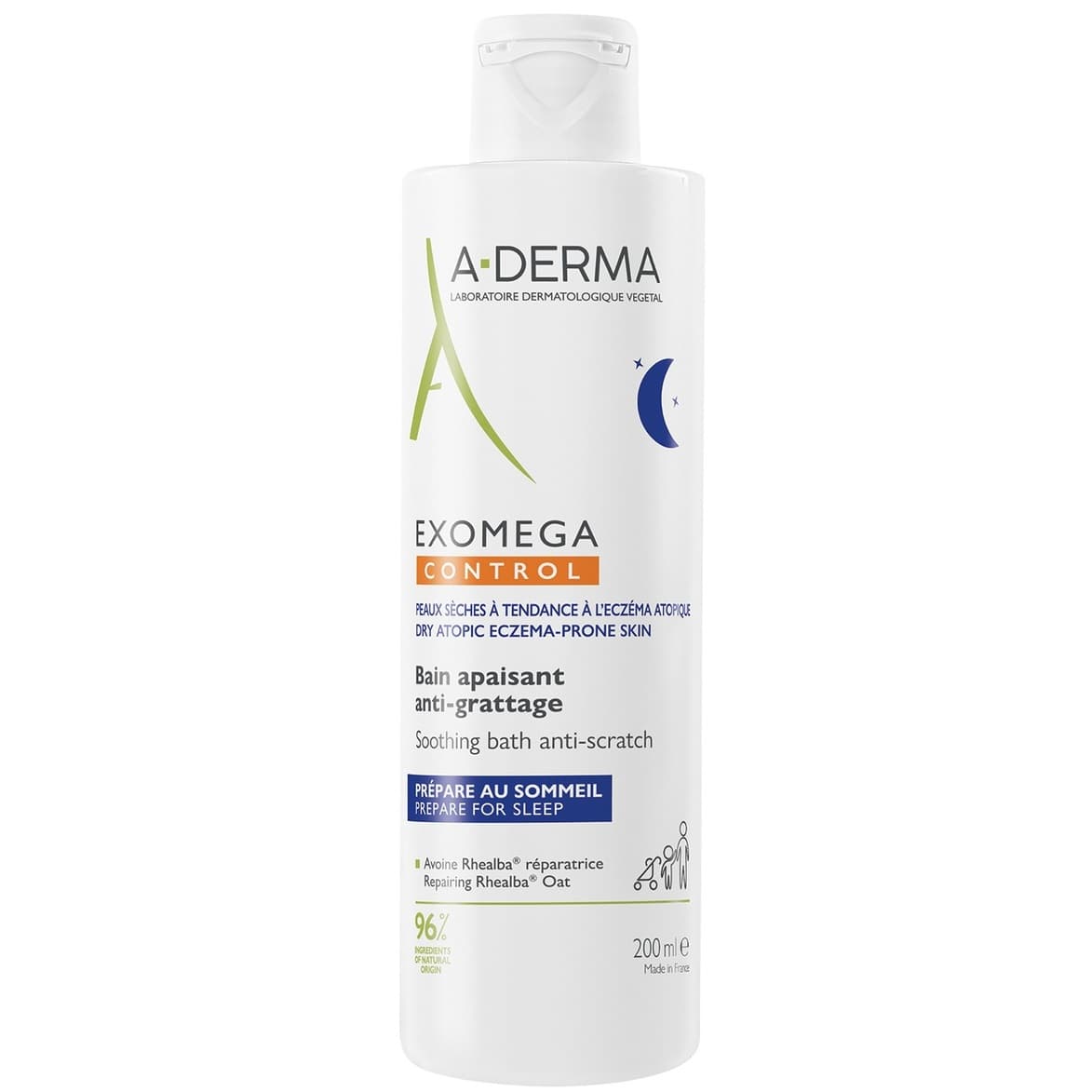 Адерма Смягчающее успокаивающее средство для ванны 6 мес+, (A-Derma, Exomega Control)