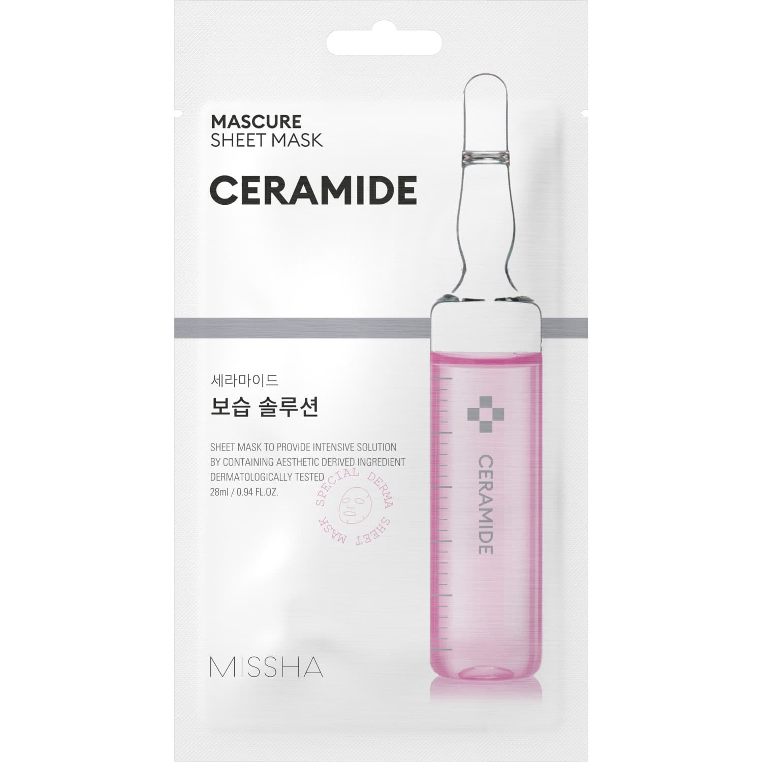 Миша Тканевая маска с лифтинг-эффектом Mascure Ceramide с церамидами, (Missha, Маски)