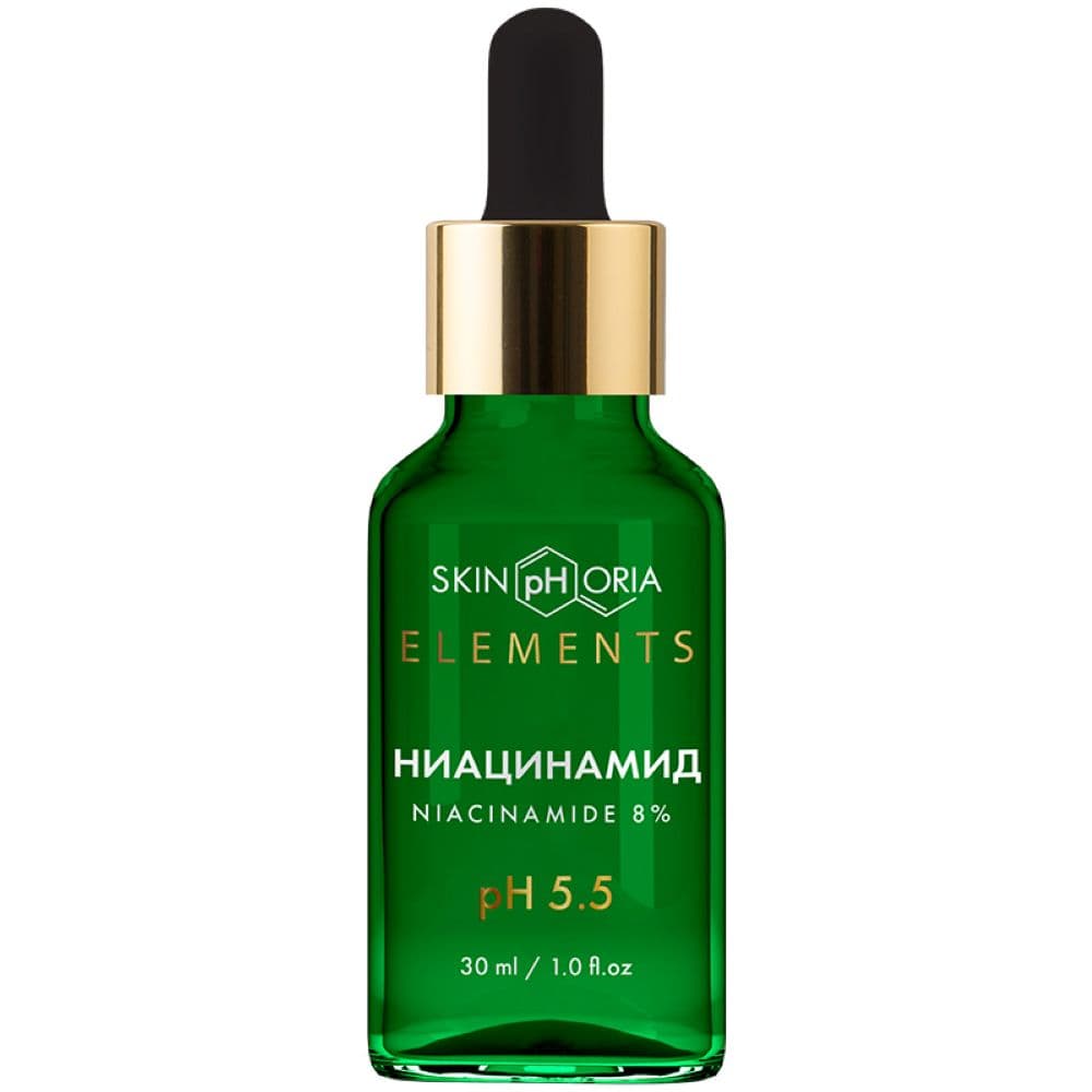 Скинфория Сыворотка-сияние для выравнивания тона кожи Niacinamide Brightening Serum, (SkinpHoria, Elements)