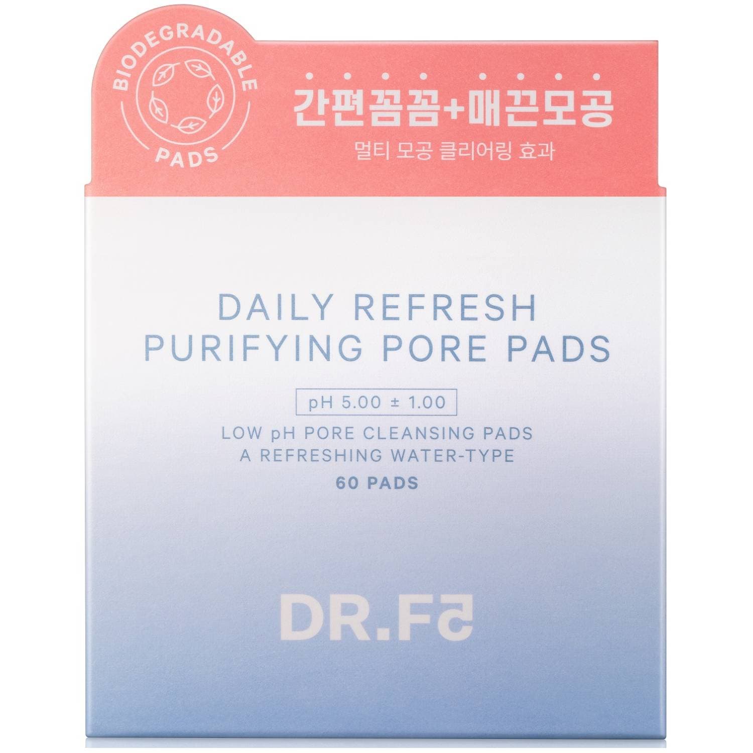 Др.Ф5 Очищающие пэды для снятия макияжа и ухода за порами, (Dr.F5, Cleanser)