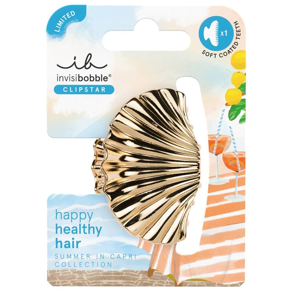 Инвизибабл Заколка-крабик Summer in Capri Riviera Glam, размер M (Invisibobble, Clipstar)
