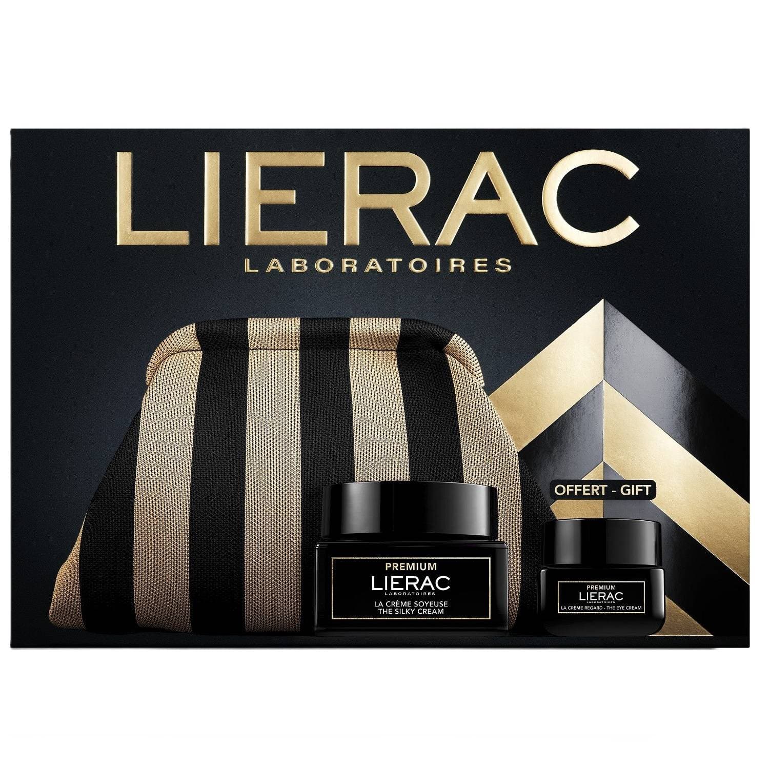Лиерак Набор для лица: бархатистый крем + крем для век 20 мл (Lierac, Premium)