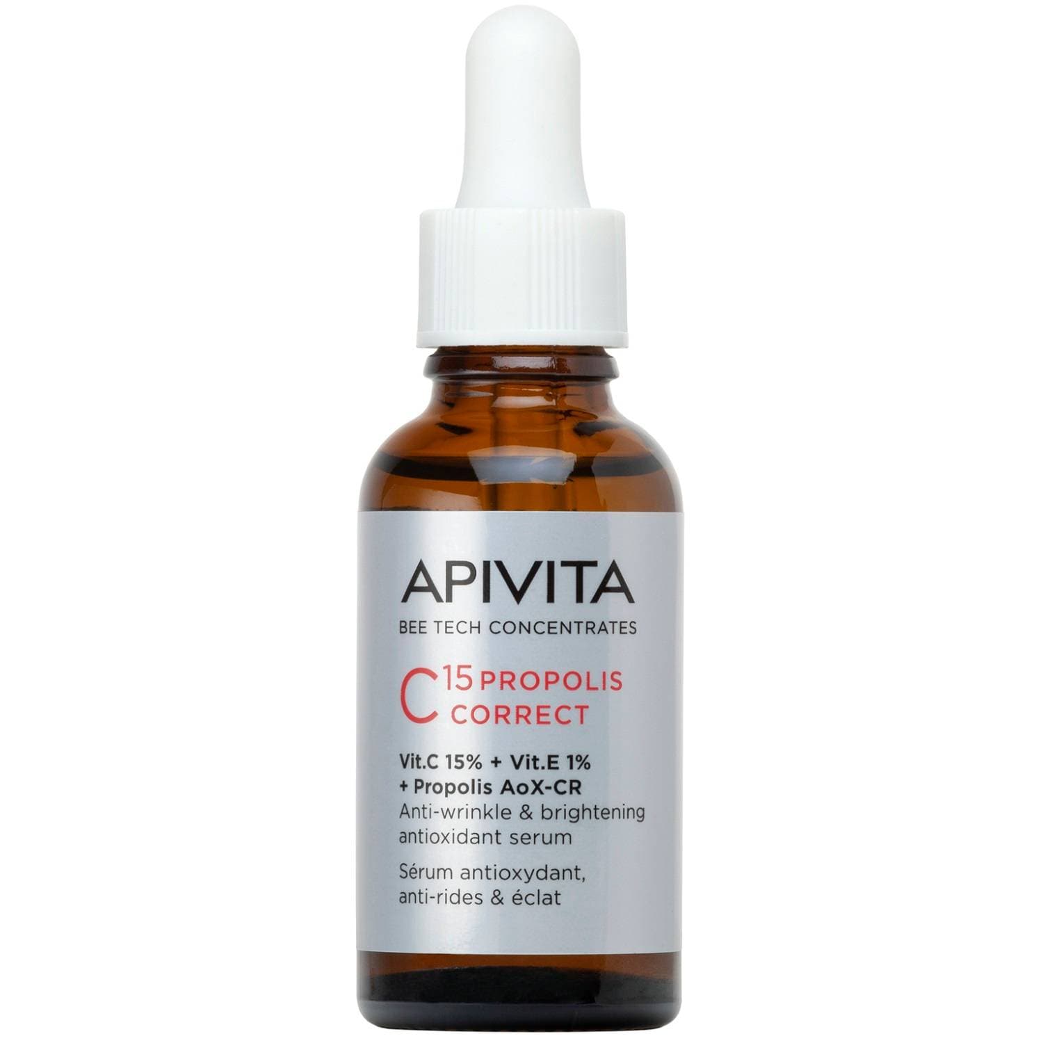 Апивита Антивозрастная корректирующая сыворотка для лица C15 Propolis Correct, (Apivita, Bee Tech)
