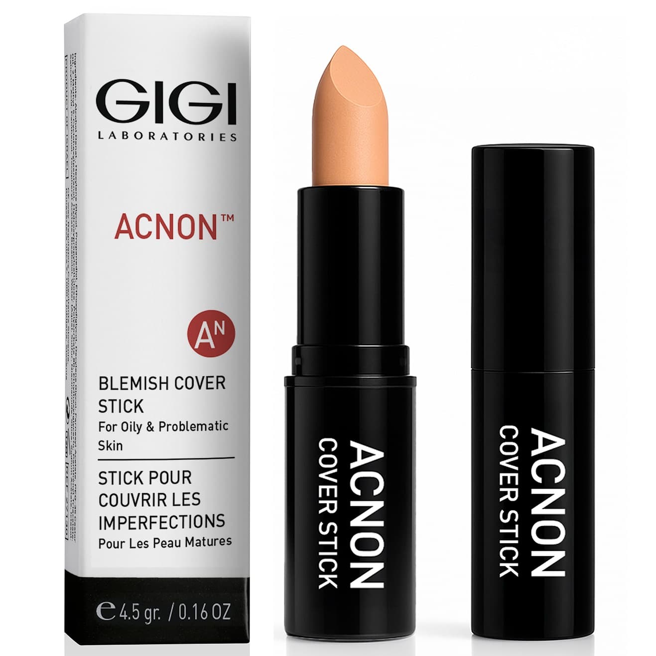 ДжиДжи Лечебный карандаш для жирной и проблемной кожи Blemish Cover Stick, (GiGi, Acnon)