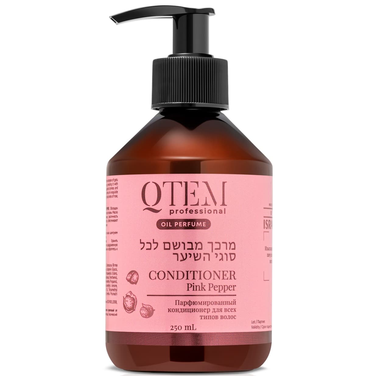 Кьютэм Парфюмированный кондиционер для всех типов волос Pink Pepper, (Qtem, Oil Transformation)