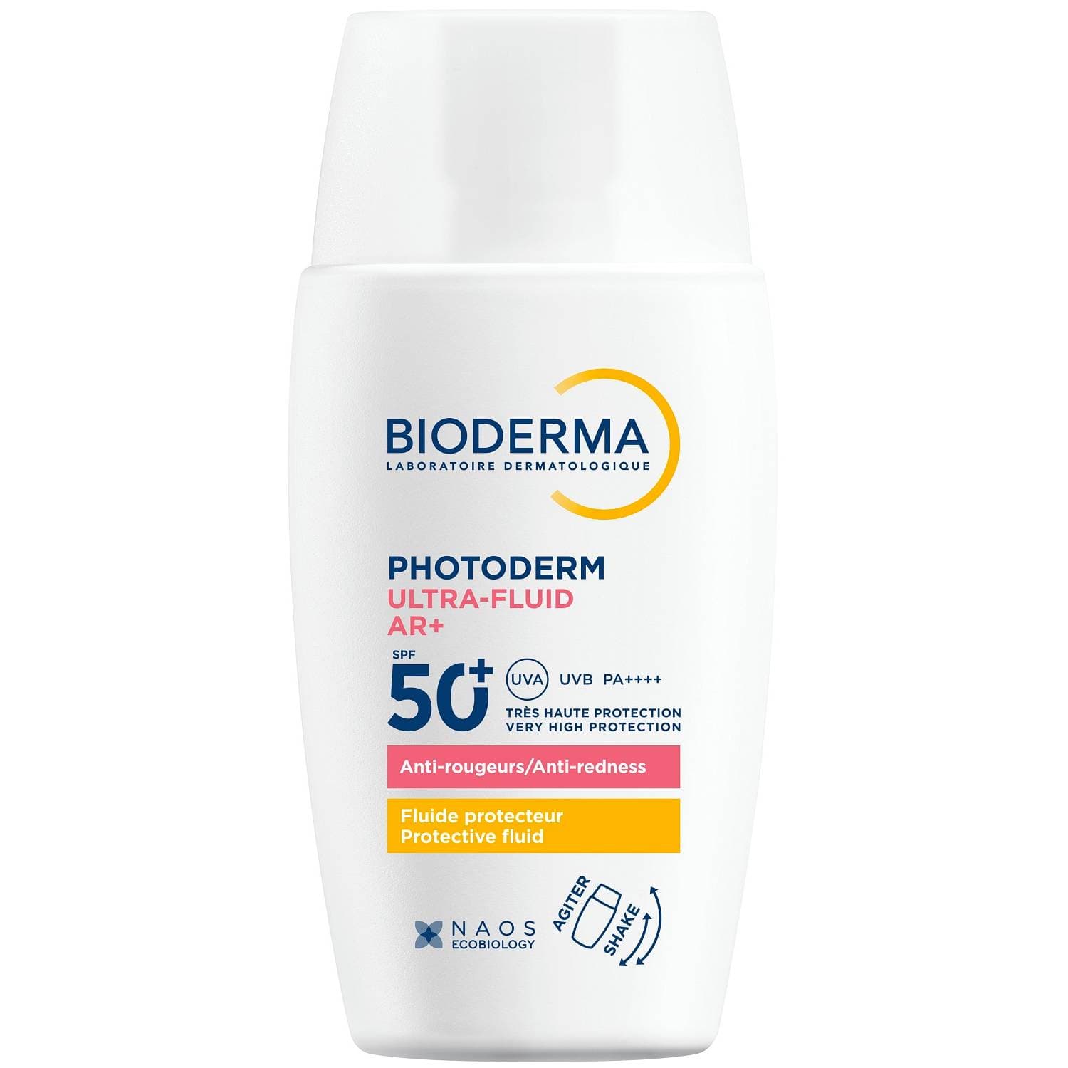 Биодерма Солнцезащитный флюид для чувствительной кожи Ultra-Fluid AR+ SPF50+, (Bioderma, Photoderm)