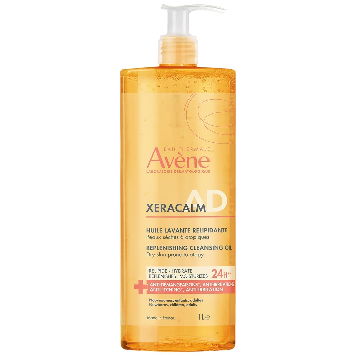 Авен Очищающее масло для сухой и атопичной кожи лица и тела, (Avene, XeraCalm)