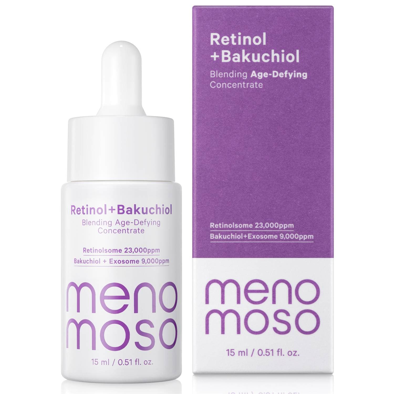 Меномосо Антивозрастная сыворотка-концентрат с ретинолом и бакучиолом Blending Age-Defying Concentrate, (Menomoso, Для кожи)