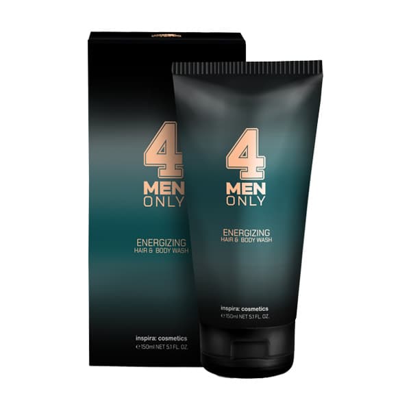 Инспира Косметикс Тонизирующий очищающий гель для волос и тела, (Inspira Cosmetics, 4 Men Only)