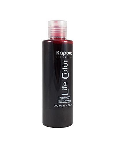 Капус Профессионал Оттеночный шампунь для волос Life Color гранатовый красный, (Kapous Professional, Kapous Professional)