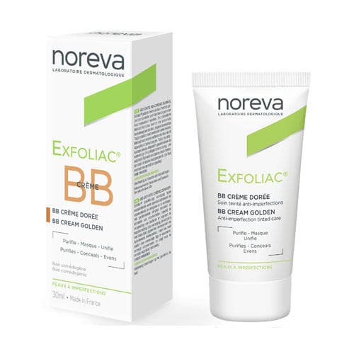 Норева Эксфолиак ВВ крем, золотистый тон, (Noreva, Exfoliac)