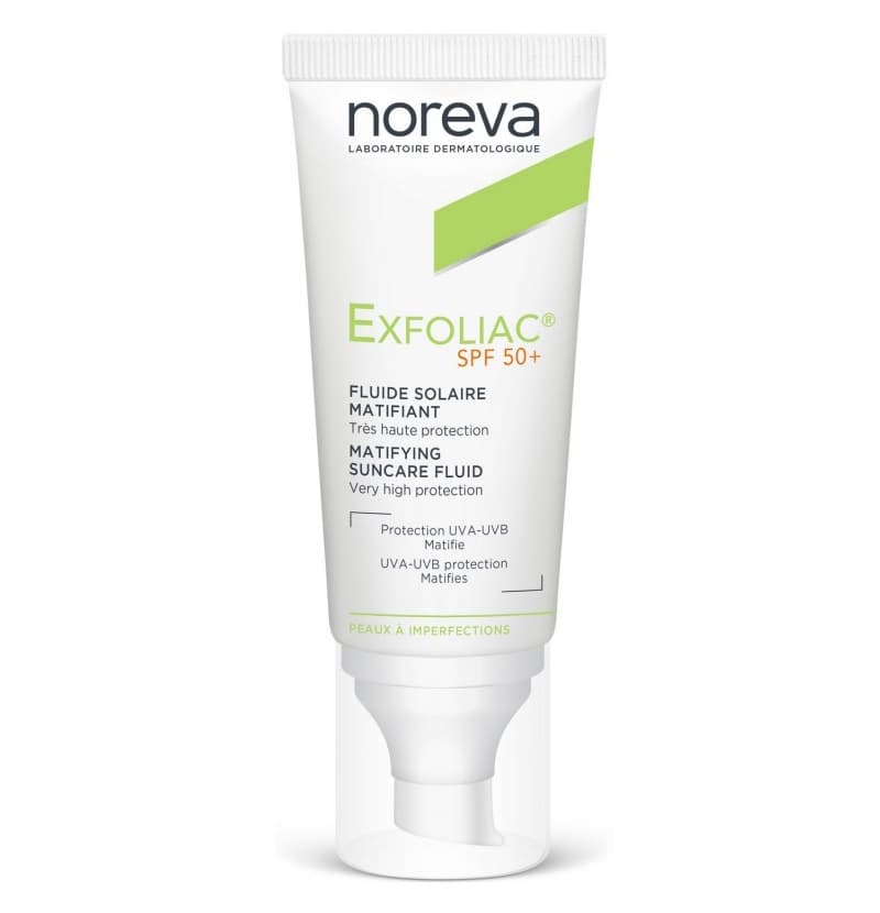Noreva Exfoliac эмульсия матирующая солнцезащитная SPF50+ 1 шт