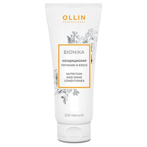 Оллин Професионал Кондиционер "Питание и блеск", (Ollin Professional, BioNika)