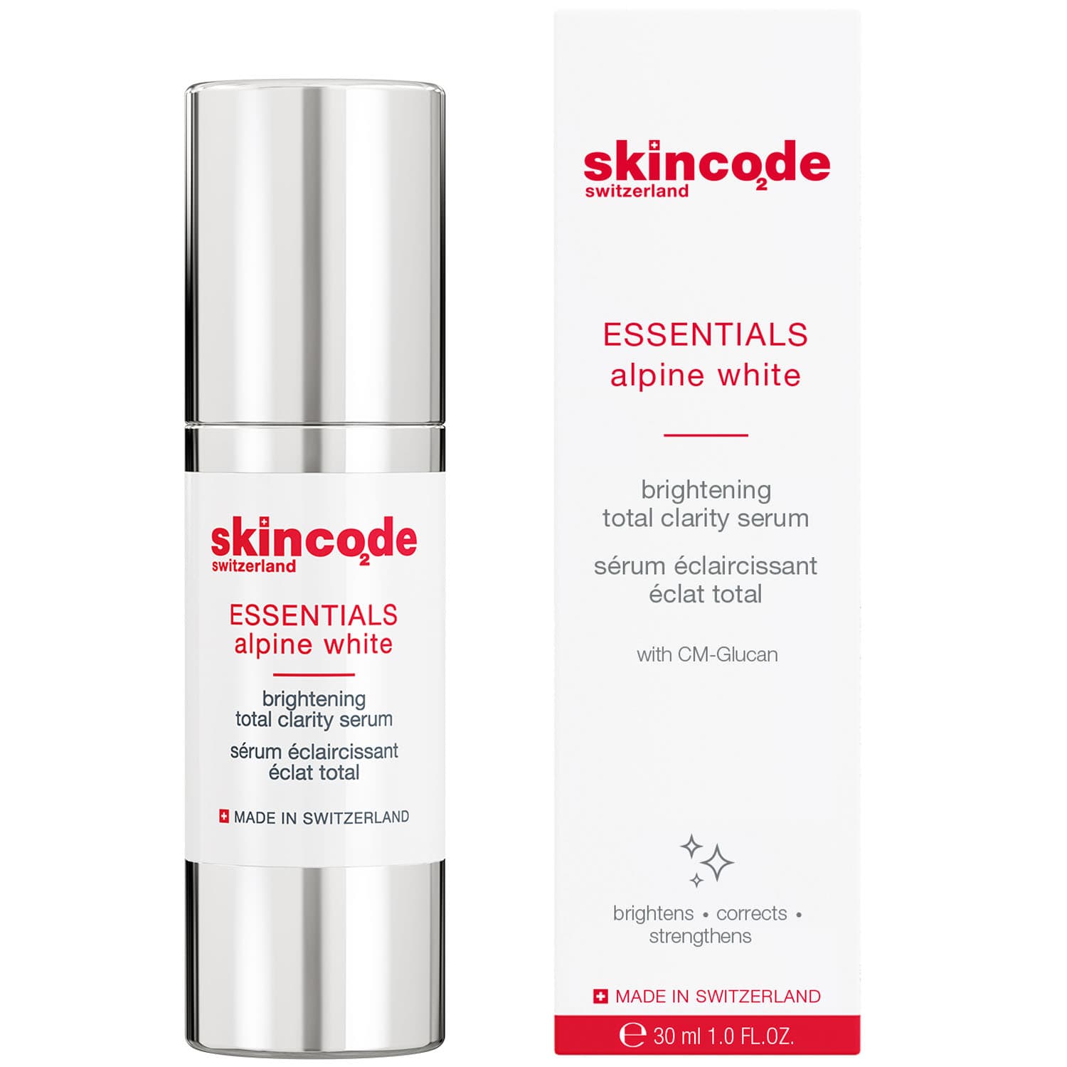 Скинкод Осветляющая сыворотка, придающая сияние, (Skincode, Essentials Alpine White)
