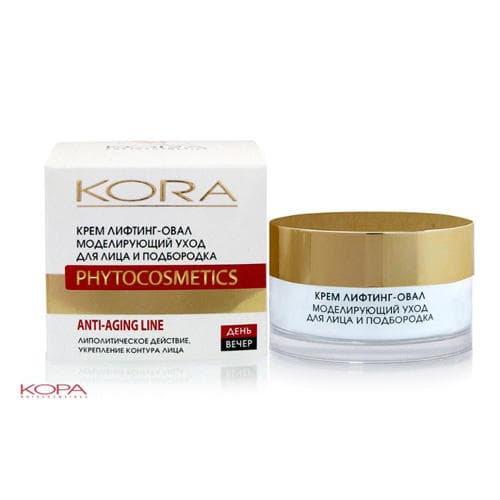 KORA Крем лифтинг-овал моделирующий уход для лица и подбородка 1 шт