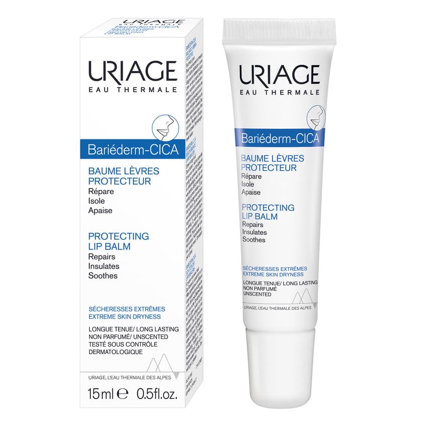 Uriage Bariederm-CICA Бальзам для губ защищающий 15 мл 2 шт