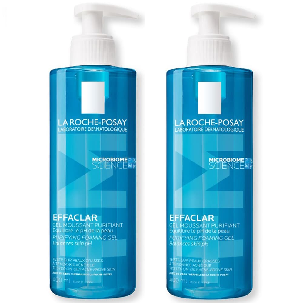 Ля Рош Позе Комплект Эфаклар очищающий гель, 2х (La Roche-Posay, Effaclar)