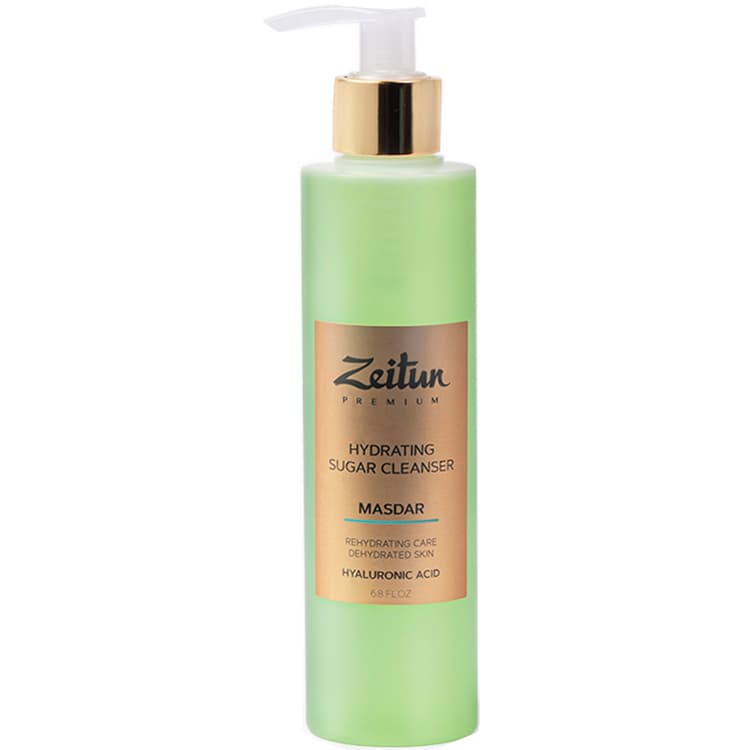 Зейтун Сахарный гель для умывания с гиалуроновой кислотой, (Zeitun, Premium)